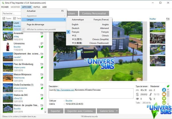 《模拟人生4》打包神器/Sims 4 Tray Importer